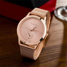Load image into Gallery viewer, Fashion Alloy Belt Mesh Watch Unisex women&#39;s watches Minimalist Style Quartz Watch relogio feminino saat Watches for women