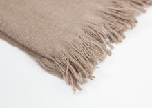 Load image into Gallery viewer, Cashmere Tassel Blanket in Brown - ez haihv