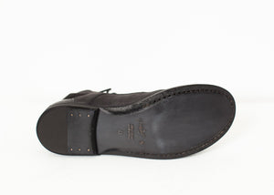 Combat Ankle Boot in Black - ez haihv