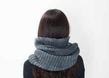Load image into Gallery viewer, Knit Neck Warmer in Grey - ez haihv