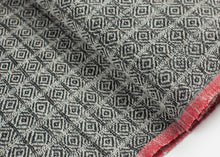 Load image into Gallery viewer, Diamond Scarf in Black/Natural - ez haihv