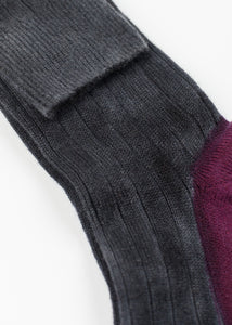 Cashmere Knit Sock in Grey - ez haihv